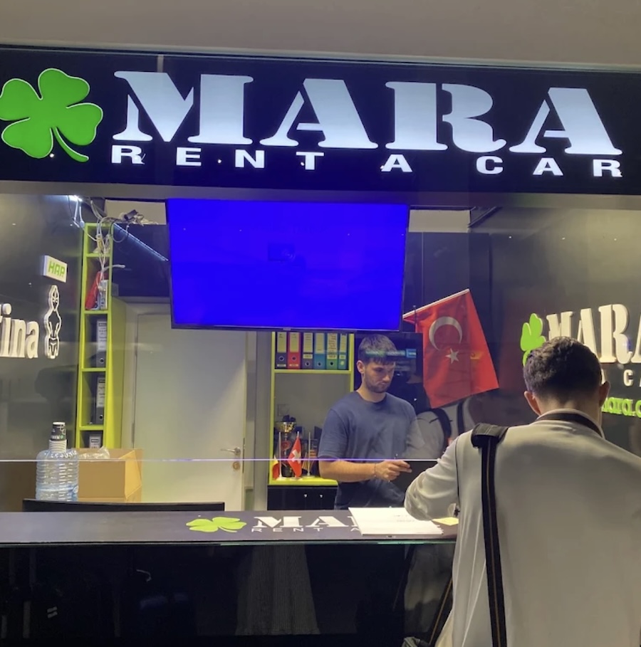 Üsküp Mara rent a car ofisi