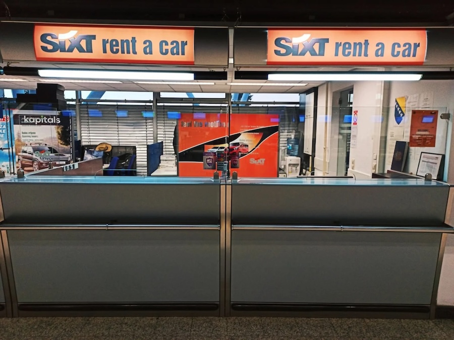 saraybosna havalimanı Sixt araç kiralama